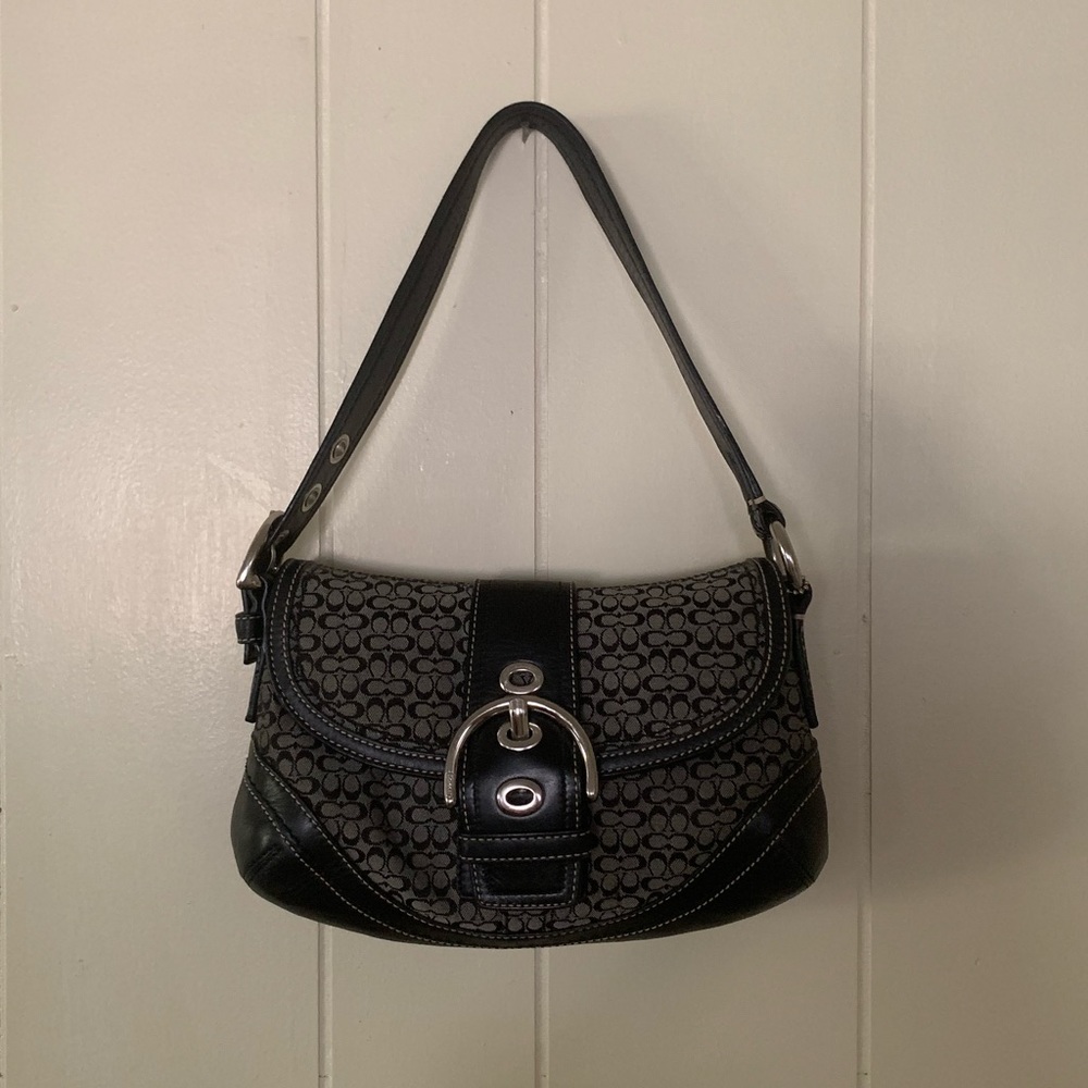 Black coach purse